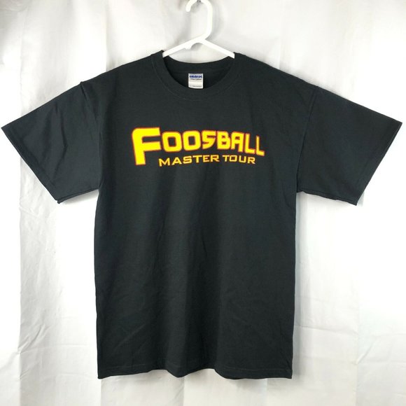 Foosball Master Tour L T-Shirt Large Mens Man Cave Table Soccer - Picture 2 of 4